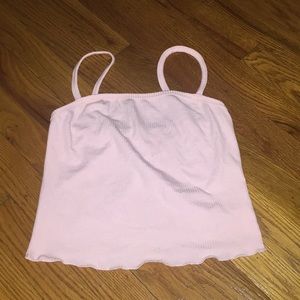 Forever 21 ruffles bottom crop top
